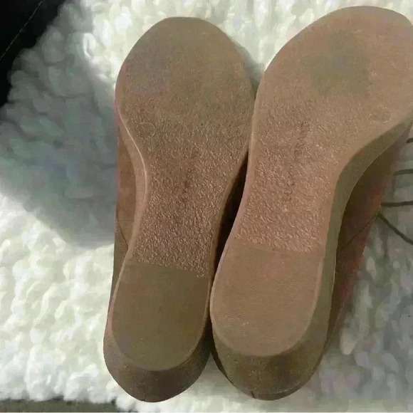 LUCKY Brand LK Junes Ankle Brown Wedge Booties - Picture 7 of 8